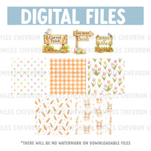 Load image into Gallery viewer, Watercolor Easter Bunny Clipart Bundle – 50+ Spring PNG Graphics