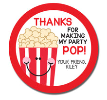 Load image into Gallery viewer, Popcorn Birthday Sticker