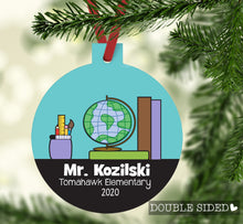 Load image into Gallery viewer, Teacher Christmas Ornament