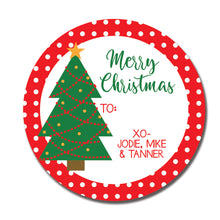 Load image into Gallery viewer, Christmas Tree Gift Label